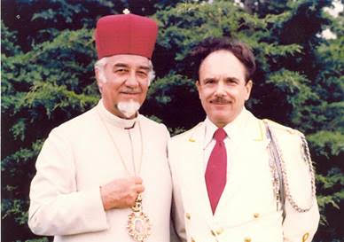Bishop Isidore Borecky and Maestro Vasyl Kardash